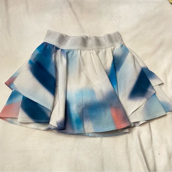 Lululemon Court Rival High-Rise Skirt Baseline Wash Print Multi 1674 - Picture 2 of 13